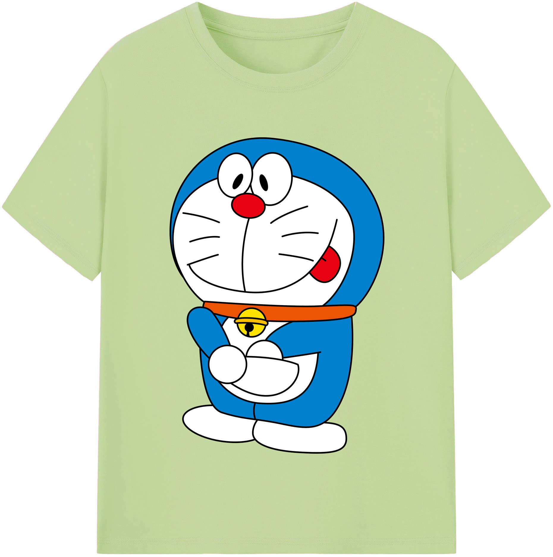 （画像用） ドラえもん Doraemon 綿100％半袖Tシャツ（フロントプリント）